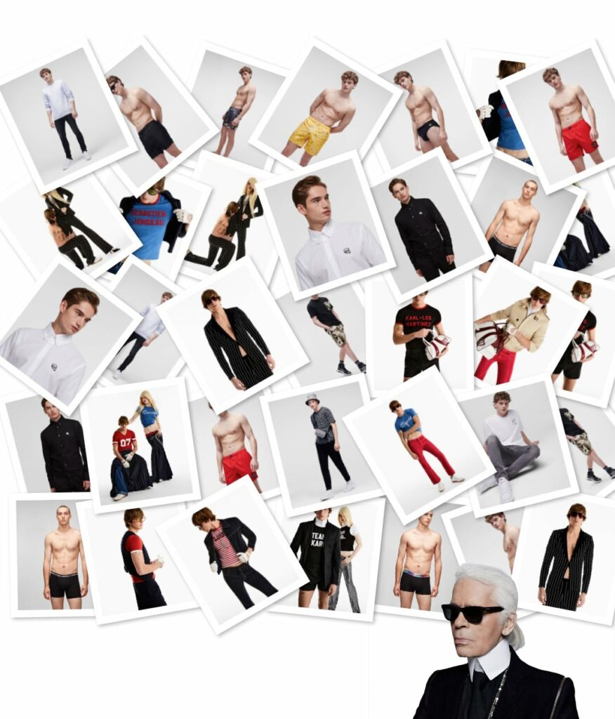 Fotenie kolekcie Karl Lagerfeld