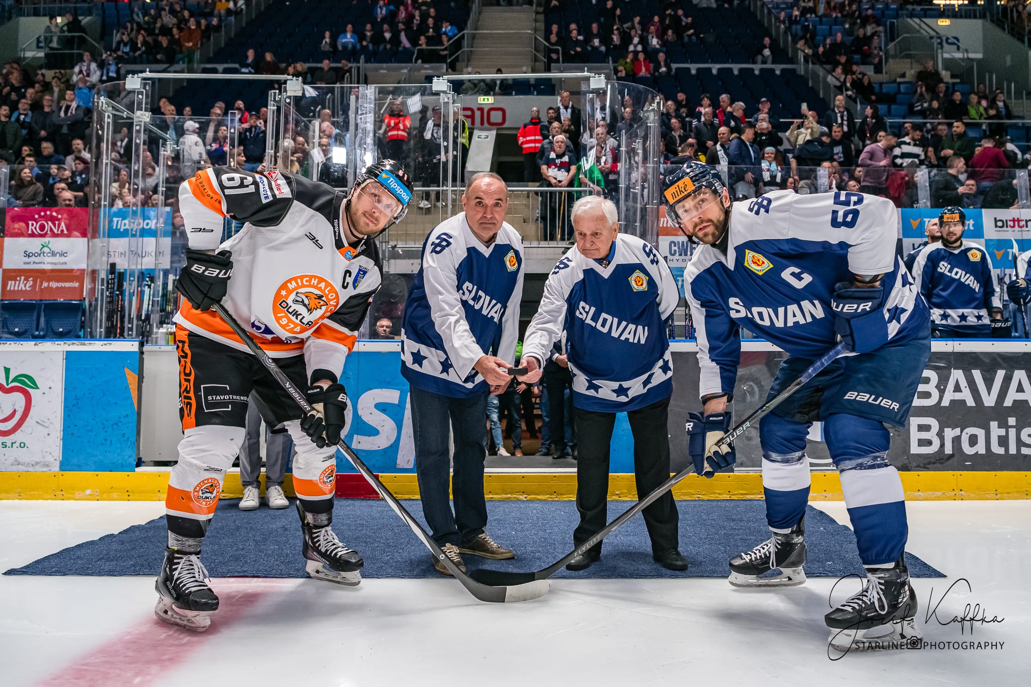 HC Slovan Bratislava - HK Dukla Michalovce, fotograf Bratislava